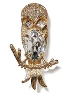 Banana Republic Owl Brooch Size One Size - Gold