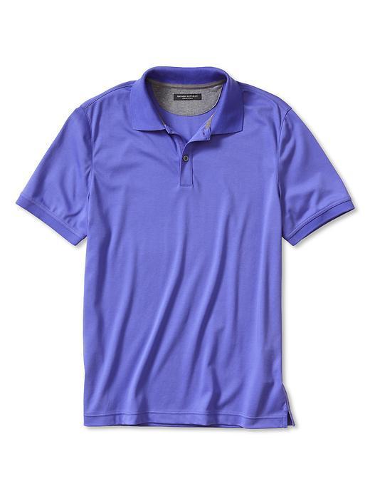 Banana Republic Luxe Touch Polo - Grape Jam