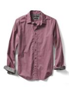 Banana Republic Mens Camden Fit Custom Wash Shirt - Secret Plum