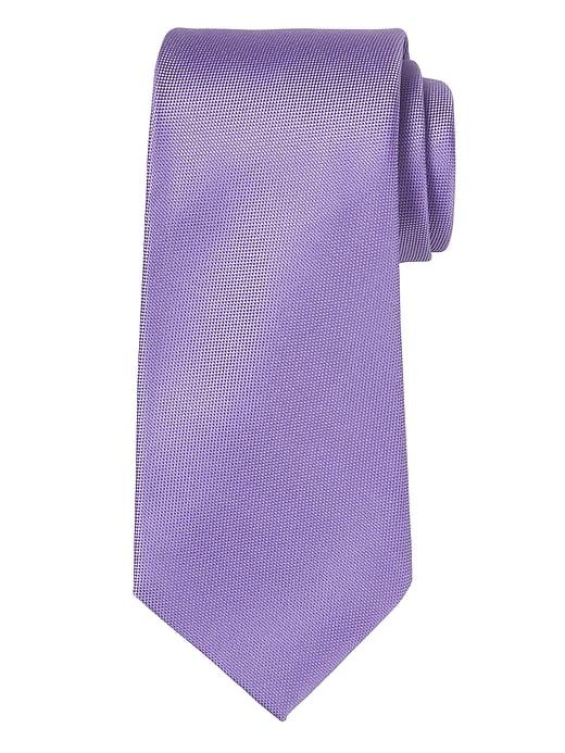 Banana Republic Mens Oxford Silk Nanotex Tie Pale Hyacinth Size One Size