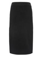 Banana Republic Womens Mixed Stitch Knit Pencil Skirt Black Size Xs