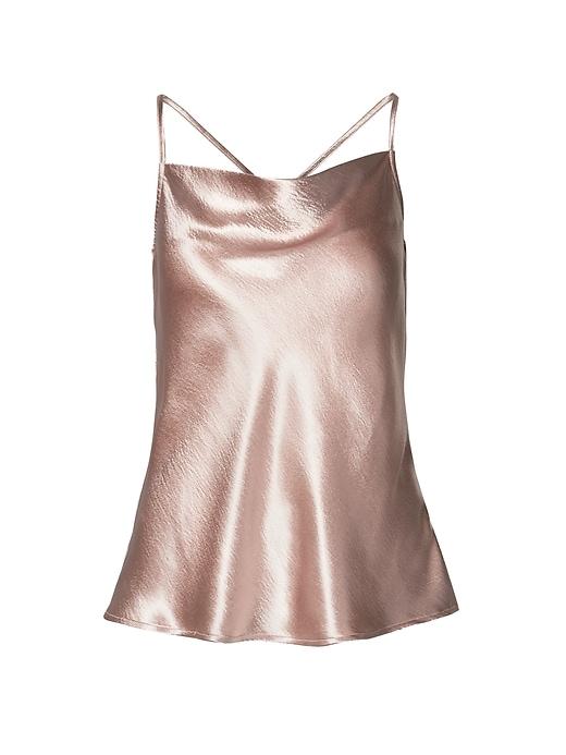Banana Republic Womens Cowl-neck Camisole Dusty Pink Size Xs