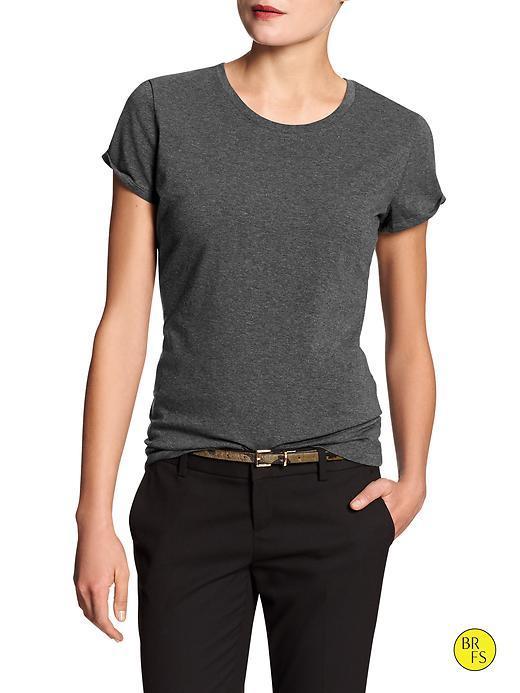 Banana Republic Womens Factory Short Sleeve Tee Size Xl - Dark Charcoal