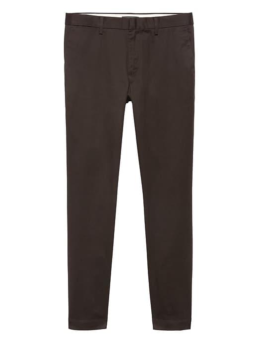 Banana Republic Mens Fulton Skinny Rapid Movement Chino Pant Olive Green Size 30w
