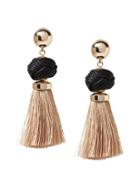 Banana Republic Womens Classic Bauble Statment Earring Black Size One Size