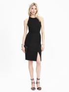 Banana Republic Womens Sleeveless Sheath Dress Size 0 Petite - Black