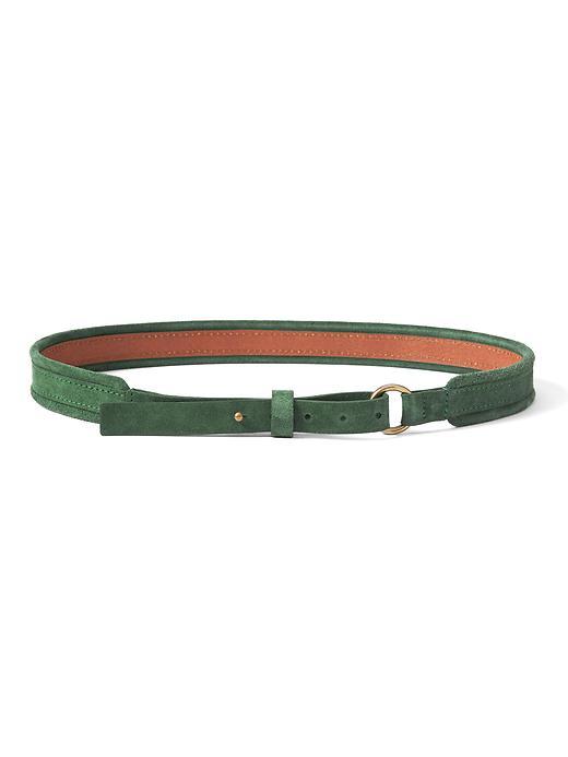 Banana Republic O Ring Suede Belt - Green