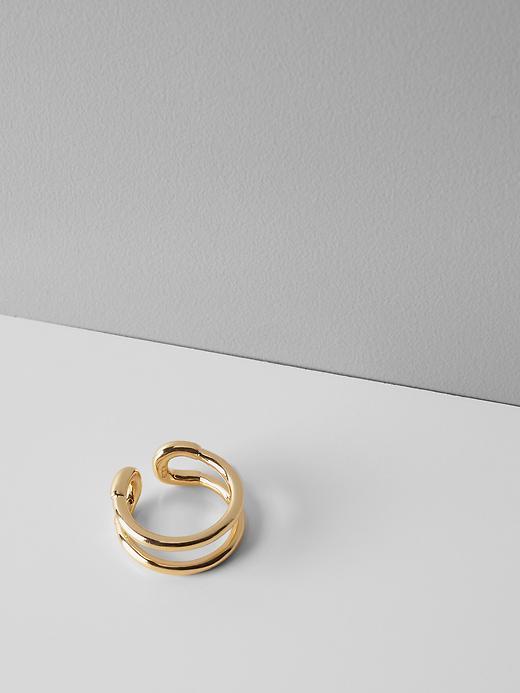 Banana Republic Giles &amp; Brother Mini Cortina Ring Size One Size - Gold