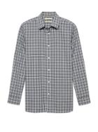 Banana Republic Mens Heritage New Slim-fit Tartan Plaid Shirt Washed Olive Size M