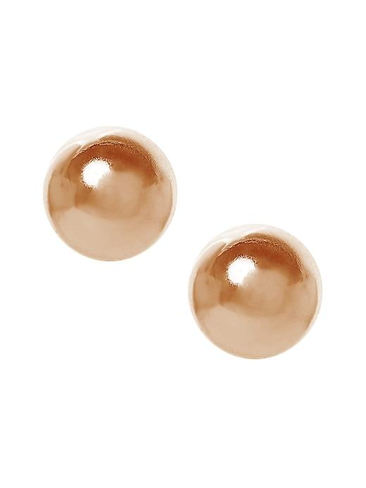 Banana Republic Womens Everyday Stud Earring With 10k Gold Rose Gold Size One Size