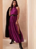 Satin Twist-neck Top