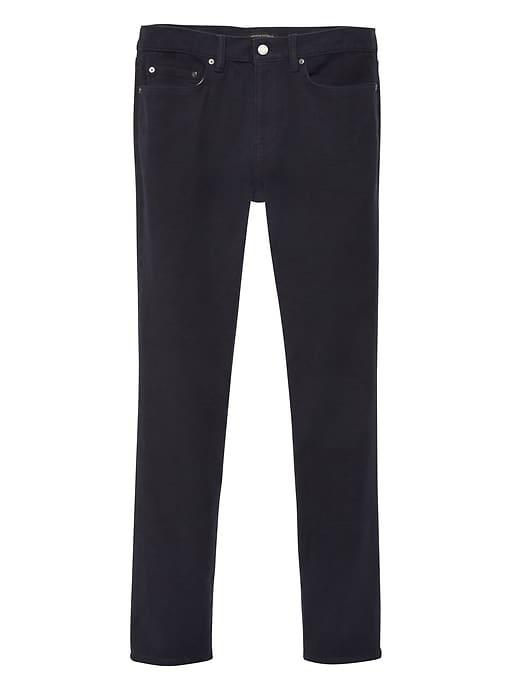Banana Republic Mens Skinny Brushed Traveler Pant Baltic Blue Size 32w