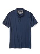 Banana Republic Mens Slim Luxe Touch Polo Size L Tall - Navy Star