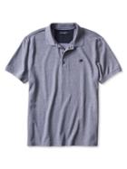 Banana Republic Mens Signature Pique Polo Size L - Dark Blue Heather