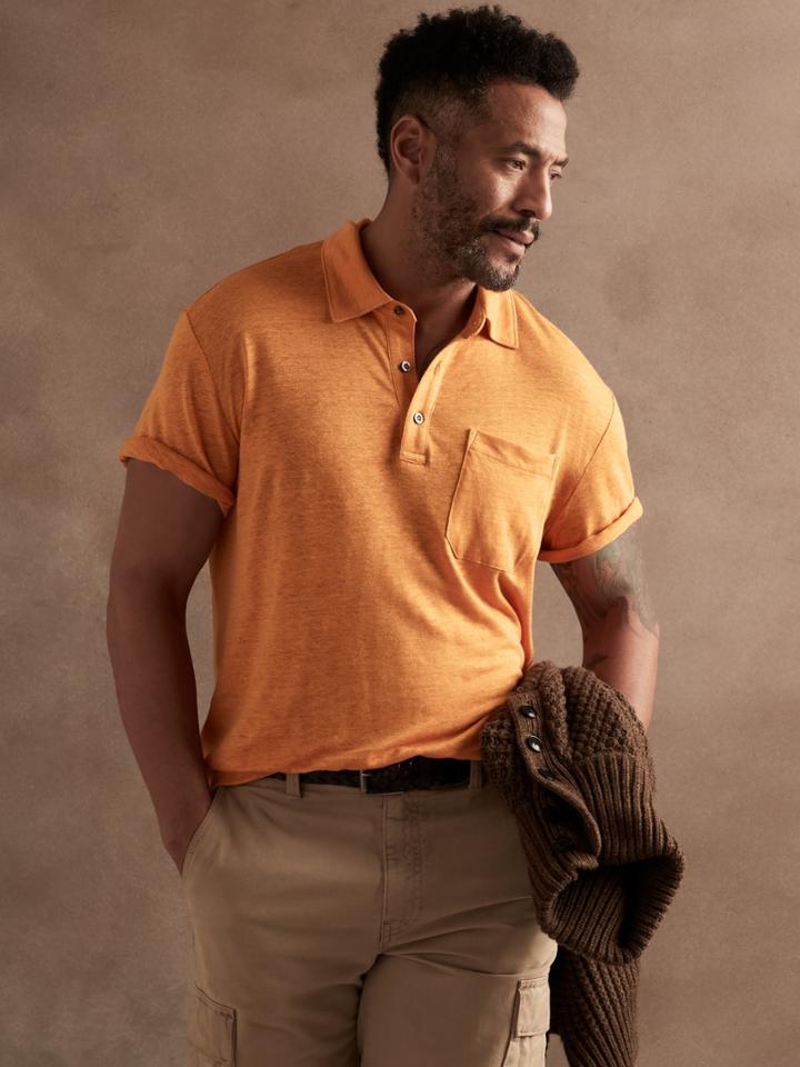 Linen Polo Shirt