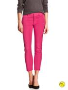 Banana Republic Womens Factory Sloan Fit Slim Ankle Pant Size 0 Petite - Rose Red