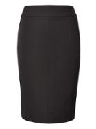 Banana Republic Womens Bi-stretch Dark Pencil Skirt Black Size 6