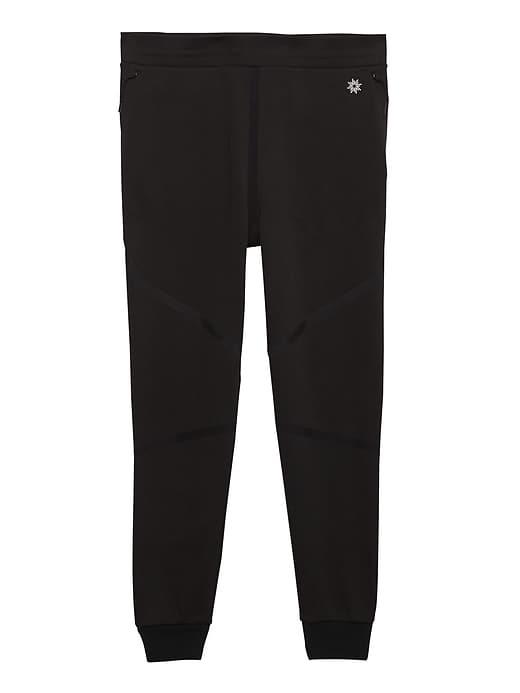 Banana Republic Mens Isaora   Taped Quick-dry Sweatpant Black Size L