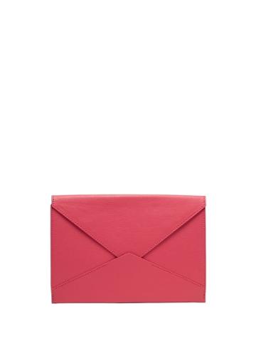 Banana Republic Womens Expandable Envelope Pouch Coral Pink Size One Size