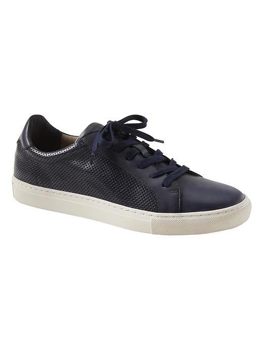Banana Republic Nicklas Perforated Leather Sneaker