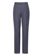 Banana Republic Mens Slim Smart-weight Performance Wool Blend Houndstooth Suit Pant Navy Size 34w