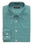 Banana Republic Slim-fit Tech-stretch Cotton Tattersall Shirt