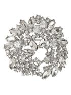 Banana Republic Crystal Leaf Brooch Size One Size - Clear Crystal