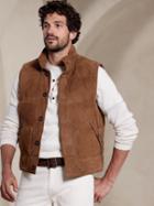 Valas Suede Puffer Vest