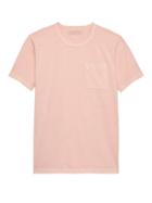 Banana Republic Mens Authentic Supima Cotton Garment Dyed T-shirt Confetti Pink Size Xl
