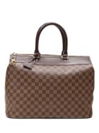 Banana Republic Mens Luxe Finds   Louis Vuitton Damier Ebene Greenwich Pm Bag Black Mix Size One Size