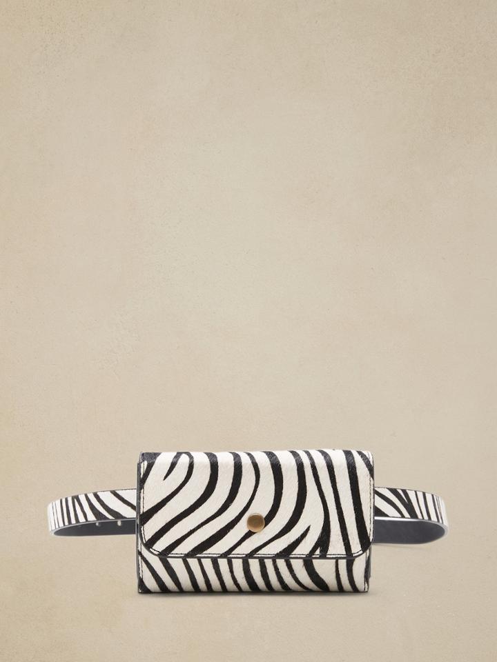 Haircalf Leather Belt Bag