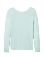 Banana Republic Womens Italian Superloft Tie-back Boatneck Heather Light Blue Size Xl