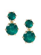 Banana Republic Womens Statement Stones Drop Earring Emerald Size One Size