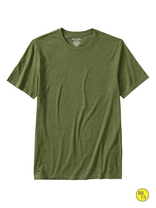 Banana Republic Factory Fitted Crew Neck Tee - English Garden