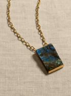 Labradorite Landscape Necklace | Aureus + Argent
