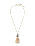 Banana Republic Womens Spring Bloom Long Pendant Necklace Gold Size One Size
