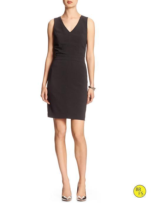 Banana Republic Womens Factory Back Cut Out Dress Size 0 - Br Black