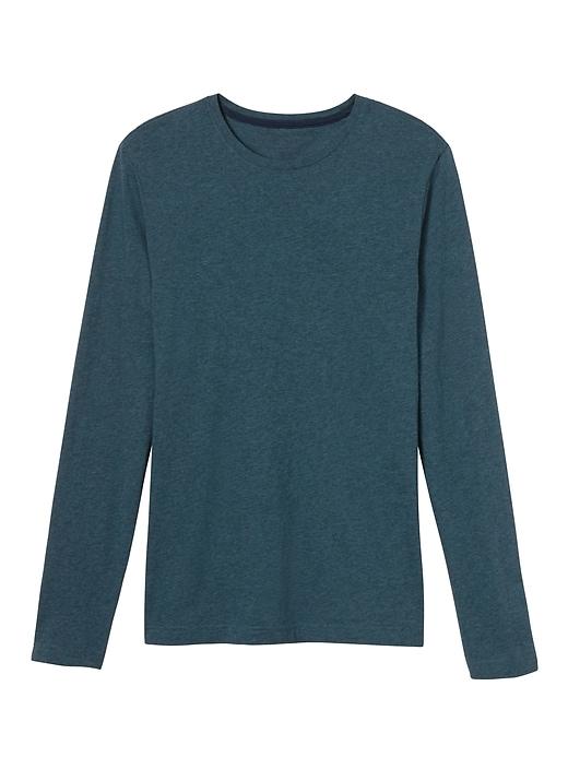 Banana Republic Soft Wash Long Sleeve Tee - Dark Teal