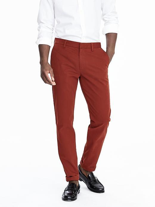Banana Republic Mens Emerson Straight Chino Pant Muir Wood Size 38w