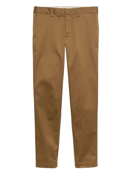 Banana Republic Mens Mason Athletic Tapered Rapid Movement Chino Pant Airforce Khaki Size 28w