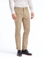 Banana Republic Mens Fulton Skinny Rapid Movement Chino - Khaki