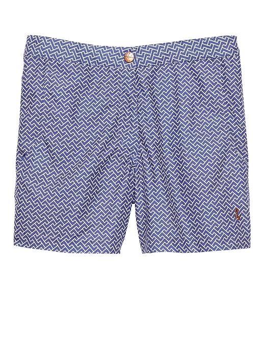 Banana Republic Retromarine &#124 Zig Zag Swim Short