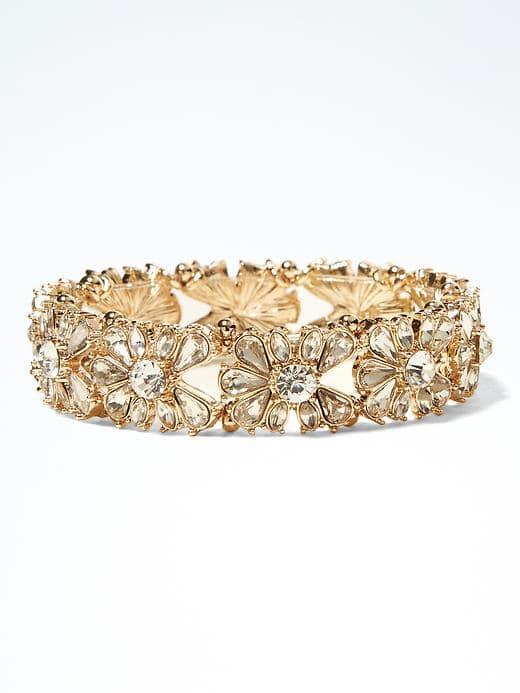 Banana Republic Empire Shine Bracelet - Clear