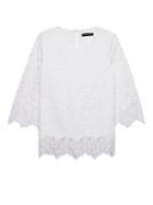 Banana Republic Womens Floral Lace Top White Size Xxl