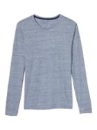 Banana Republic Mens Soft Wash Long Sleeve Tee - Sullivan Blue