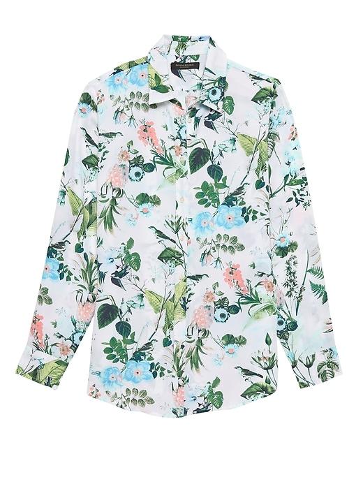 Banana Republic Dillon Classic-fit Botanical Print Shirt