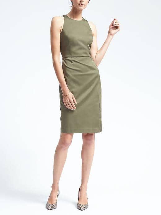 Banana Republic Womens Sateen Sheath - Flight Jacket