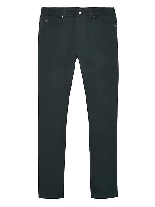 Banana Republic Mens Slim Traveler Pant Emerald City Green Size 26w