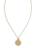 Banana Republic Cancer Pendant Necklace Size One Size - Gold
