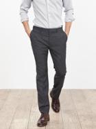 Banana Republic Mens Modern Slim Charcoal Flannel Pant Size 32w 36l Tall - Charcoal